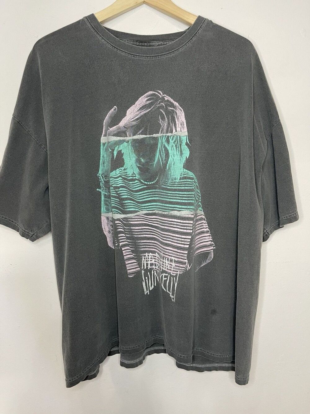 XX MGK Tshirt Unisex L/ XL Gray Oversized Tee